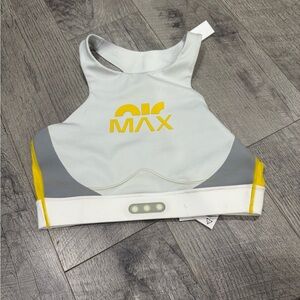 Nike Sports Bra - Gray and Yellow